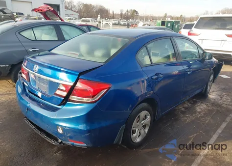 2014 Honda Civic Lx z USA, uszkodzony, nr VIN 19XFB2F50EE030195